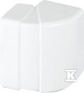 Regulowany kąt zewnętrzny Cabloplus 90x55mm, czysta biel, CONNECT