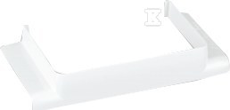 Łącznik T Cabloplus odejście 90x55 (dla kanałów 90x55, 130x55, 160x55, 185x55), czysta biel, CONNECT