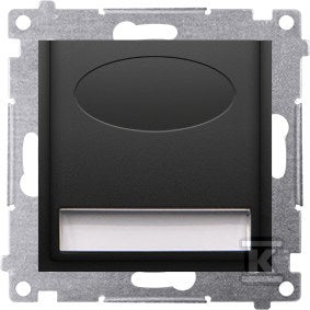 Oprawa oświetleniowa LED, 14V DC, 0.42W, białe ciepłe 3100 K, czarny mat !Wymagany zasilacz 14V Simon54