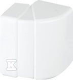Regulowany kąt zewnętrzny Cabloplus 185x55mm, czysta biel, CONNECT