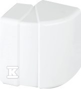 Regulowany kąt zewnętrzny Cabloplus 185x55mm, czysta biel, CONNECT