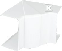 Regulowany kąt wewnętrzny Cabloplus 185x55mm, czysta biel, CONNECT