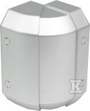 Regulowany kąt zewnętrzny ABS Cablomax 130x55mm, aluminium, CONNECT