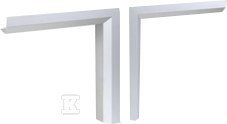 Łącznik T PVC Cablomax, aluminium, CONNECT