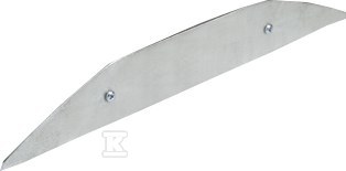 Końcówka do kanału DCS 240x34mm, aluminium, CONNECT
