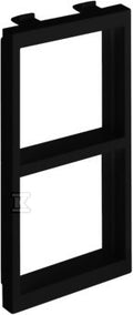 Adapter CIMA na 2 moduły K45 (45x45mm) poziomo, grafit Connect