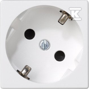 Gniazdo K45 z Schuko 16A/230V~, szybkozłączki, biały