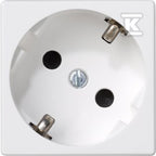Gniazdo K45 z Schuko 16A/230V~, szybkozłączki, biały