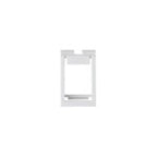 Minikolumna 1-stronna, wys.270mm 70x60mm, 5x K45, aluminium Connect