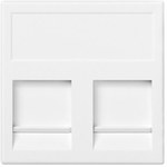Puszka podłogowa 4-modułowa, 8x K45, gł. 93mm + SM402/9, szary Connect