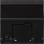 Płytka K45 1-krotna RJ z osłoną skośna, do adapterów MD, grafit