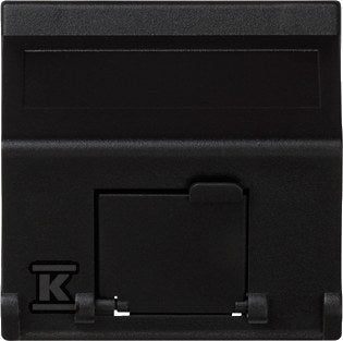 Płytka K45 1-krotna RJ z osłoną skośna, do adapterów MD, grafit