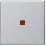 Klawisz 45x22,5 łącznika uniwersalnego z podświetleniem, aluminium