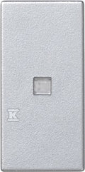 Klawisz 45x22,5 łącznika zwiernego z podświetleniem, aluminium