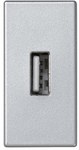 Płytka K45/2 adapter HDMI-HDMI 22,5x45mm + wkład, aluminium