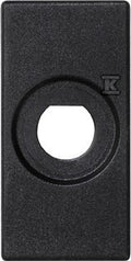 Płytka K45/2 22,5x45mm z otworem fi 10mm, grafit