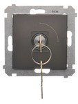 Dzwonek elektroniczny (moduł) 230V AC, brąz mat (met.)