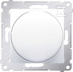 Ściemniacz obrotowy do LED ściemnialnych 230 V (moduł) 2250 W, biały. Maksymalna ilość zródeł LED - 10 szt., SIMON54