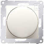 Ściemniacz obrotowy do LED ściemnialnych 230 V (moduł) 2250 W, kremowy. Maksymalna ilość zródeł LED - 10 szt., SIMON54