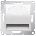 Oprawa oświetleniowa LED z czujnikiem ruchu, 230 V AC, 1.4 W, białe ciepłe 3100 K, biały, SIMON54