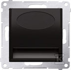 Oprawa oświetleniowa LED, 230 V AC, 1.1 W, białe neutralne 4000 K, antracyt, SIMON54