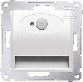 Oprawa oświetleniowa LED z czujnikiem ruchu, 230 V AC, 1.4 W, białe neutralne 4000 K, biały, SIMON54