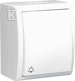 Przycisk "dzwonek" n/t IP54 podświetlany AQD1L/11 Aquarius biały