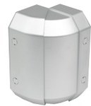 Regulowany kąt zewnętrzny ABS Cablomax 130x55mm, aluminium, CONNECT