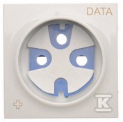 Pokrywa + klucz do gniazda DATA, antybakteryjny biały, SIMON54