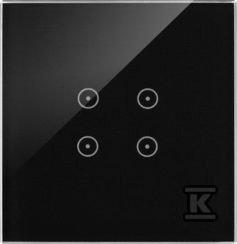 Panel dotykowy S54 Touch, 1 moduł, 4 pola dotykowe, zastygła lawa, SIMON54 TOUCH