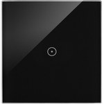 Panel dotykowy S54 Touch, 3 moduły, 1 pole dotykowe + 2 pola dotykowe poziome + 1 otwór na osprzęt S54, zastygła lawa, SIMON54 TOUCH