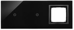 Panel dotykowy S54 Touch, 3 moduły, 1 pole dotykowe + 1 pole dotykowe + 1 pole dotykowe, zastygła lawa, SIMON54 TOUCH