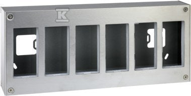 Obudowa natynkowa S500 METAL 6-modułowa, 12x K45, kompletna, METAL