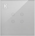 Panel dotykowy S54 Touch, 1 moduł, 4 pola dotykowe, srebrna mgła, SIMON54 TOUCH