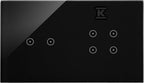 Panel dotykowy S54 Touch, 2 moduły, 2 pola dotykowe poziome + 4 pola dotykowe, zastygła lawa, SIMON54 TOUCH