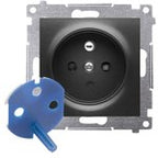 Ściemniacz obrotowy do LED ściemnialnych 230 V (moduł) 2250 W, czarny mat. Maksymalna ilość zródeł LED - 10 szt. Simon54