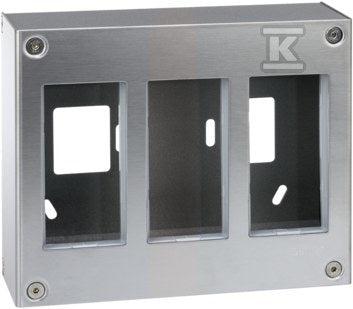 Obudowa natynkowa S500 METAL 3-modułowa, 6x K45, kompletna, METAL