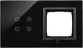 Panel dotykowy S54 Touch, 2 moduły, 4 pola dotykowe + 1 otwór na osprzęt S54, zastygła lawa, SIMON54 TOUCH