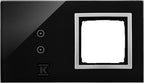 Panel dotykowy S54 Touch, 2 moduły, 2 pola dotykowe pionowe + 1 otwór na osprzęt S54, księżycowa lawa, SIMON54 TOUCH