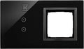 Panel dotykowy S54 Touch, 2 moduły, 2 pola dotykowe pionowe + 1 otwór na osprzęt S54, zastygła lawa, SIMON54 TOUCH