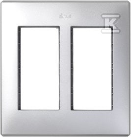 Ramka obudowy S500 2-modułowa, 4x K45, aluminium, SIMON500