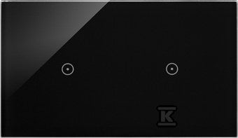 Panel dotykowy S54 Touch, 2 moduły, 1 pole dotykowe + 1 pole dotykowe, zastygła lawa, SIMON54 TOUCH
