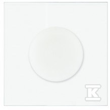 Panel 1-krotny IP44: 1 gniazdo zasilające, biały mat, SIMON100
