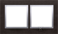 Ramka 2-krotna Nature-Metal, INOX YIN, IP20/IP44' ('IP44-zastosować uszczelki DUN2), SIMON54 NATURE