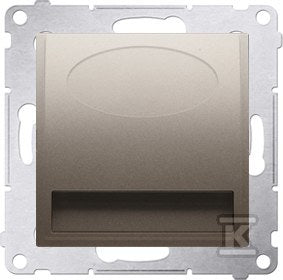 Oprawa oświetleniowa LED, 230 V AC, 1.1 W, białe ciepłe 3100 K, szłoty mat, SIMON54