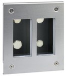 Obudowa podtynkowa S500 METAL 4-modułowa, 8x K45, kompletna, METAL