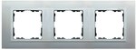 Ramka 1-krotna aluminium / ramka pośrednia aluminium mat Simon 82