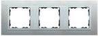 Ramka 1-krotna aluminium / ramka pośrednia aluminium mat Simon 82