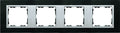 Ramka 4-krotna łupek / ramka pośrednia aluminum mat Simon 82