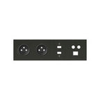 Panel 4-krotny: 2 gniazda + HDMI + USB + TV/SAT+ RJ45, biały, SIMON100